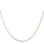 14k .5mm Box with Lobster Clasp Chain