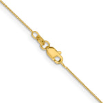 14k .5mm Box with Lobster Clasp Chain