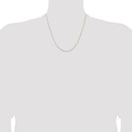 14k .5mm Box with Lobster Clasp Chain