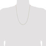 14k .5mm Box with Lobster Clasp Chain