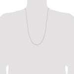 14k .5mm Box with Lobster Clasp Chain