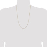14k .5mm Box with Lobster Clasp Chain