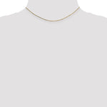14k .7mm Box with Spring Ring Clasp Chain