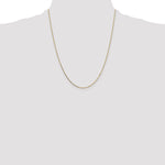 14k .7mm Box with Spring Ring Clasp Chain