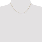 14k .65mm D/C Round Open Link Cable Chain