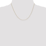 14k .65mm D/C Round Open Link Cable Chain