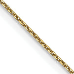 14k .65mm D/C Round Open Link Cable Chain