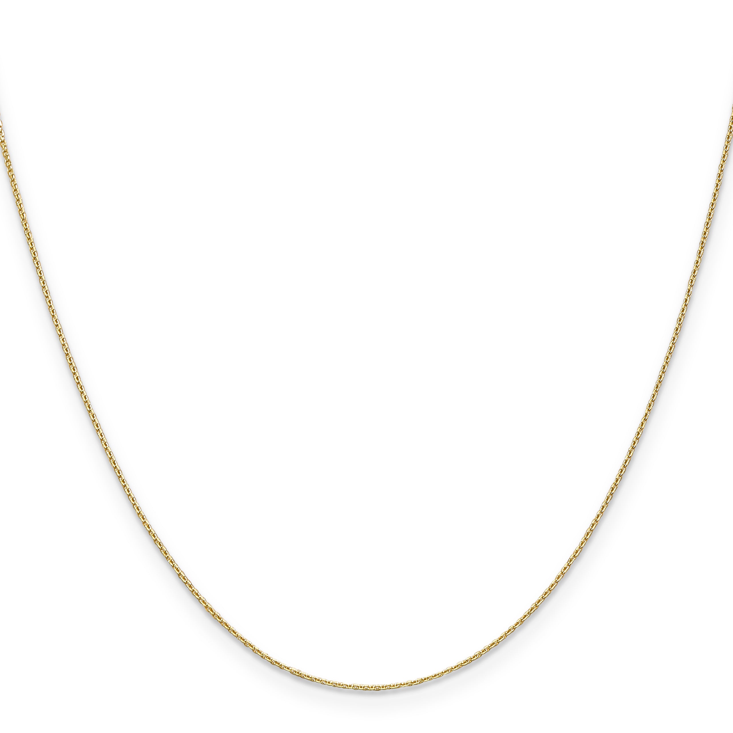 14k .65mm D/C Round Open Link Cable Chain