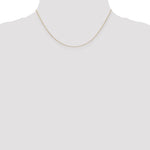 14k .8mm D/C Round Open Link Cable Chain