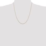 14k .8mm D/C Round Open Link Cable Chain