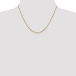 14k 1.8mm D/C Round Open Link Cable Chain