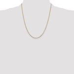 14k 1.8mm D/C Round Open Link Cable Chain