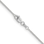14k White Gold 1.2mm Cable Chain
