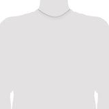 14k White Gold 1.2mm Cable Chain