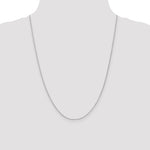 14k White Gold 1.2mm Cable Chain