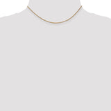 14k 1.25mm Spiga Chain