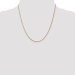 14k 1.25mm Spiga Chain