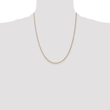 14k 1.25mm Spiga Chain