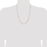 14k 1.25mm Spiga Chain