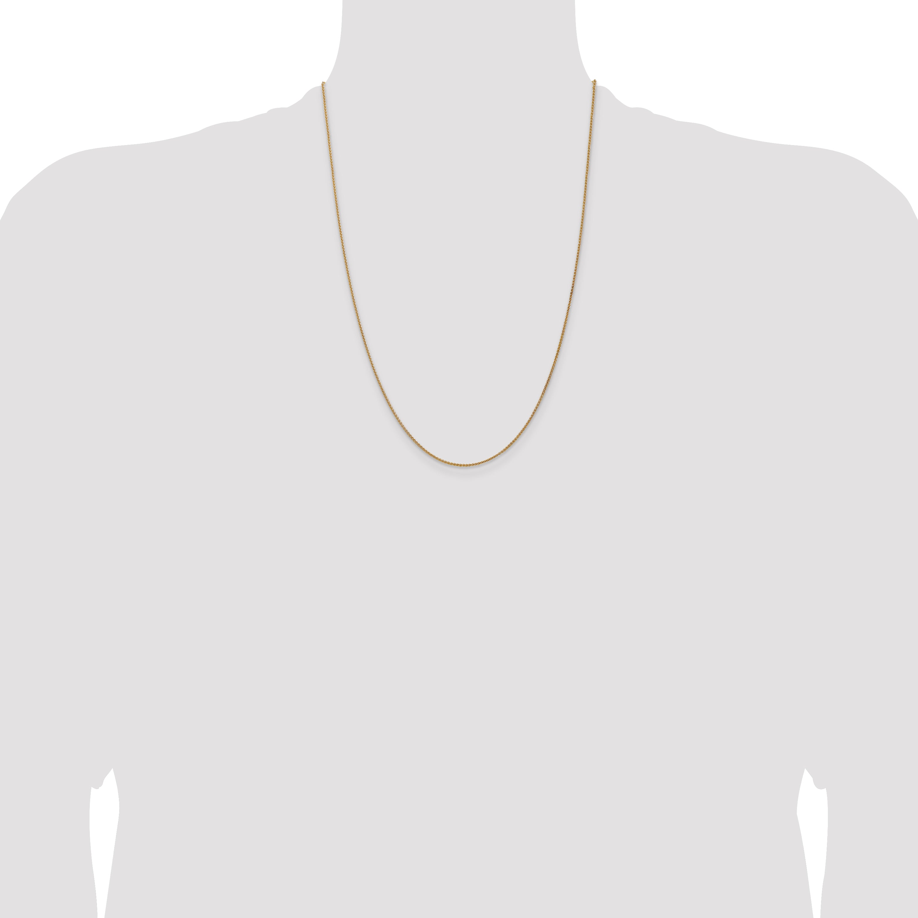 14k 1.25mm Spiga Chain