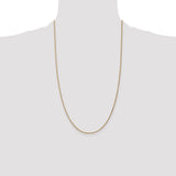 14k 1.25mm Spiga Chain