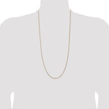 14k 1.25mm Spiga Chain