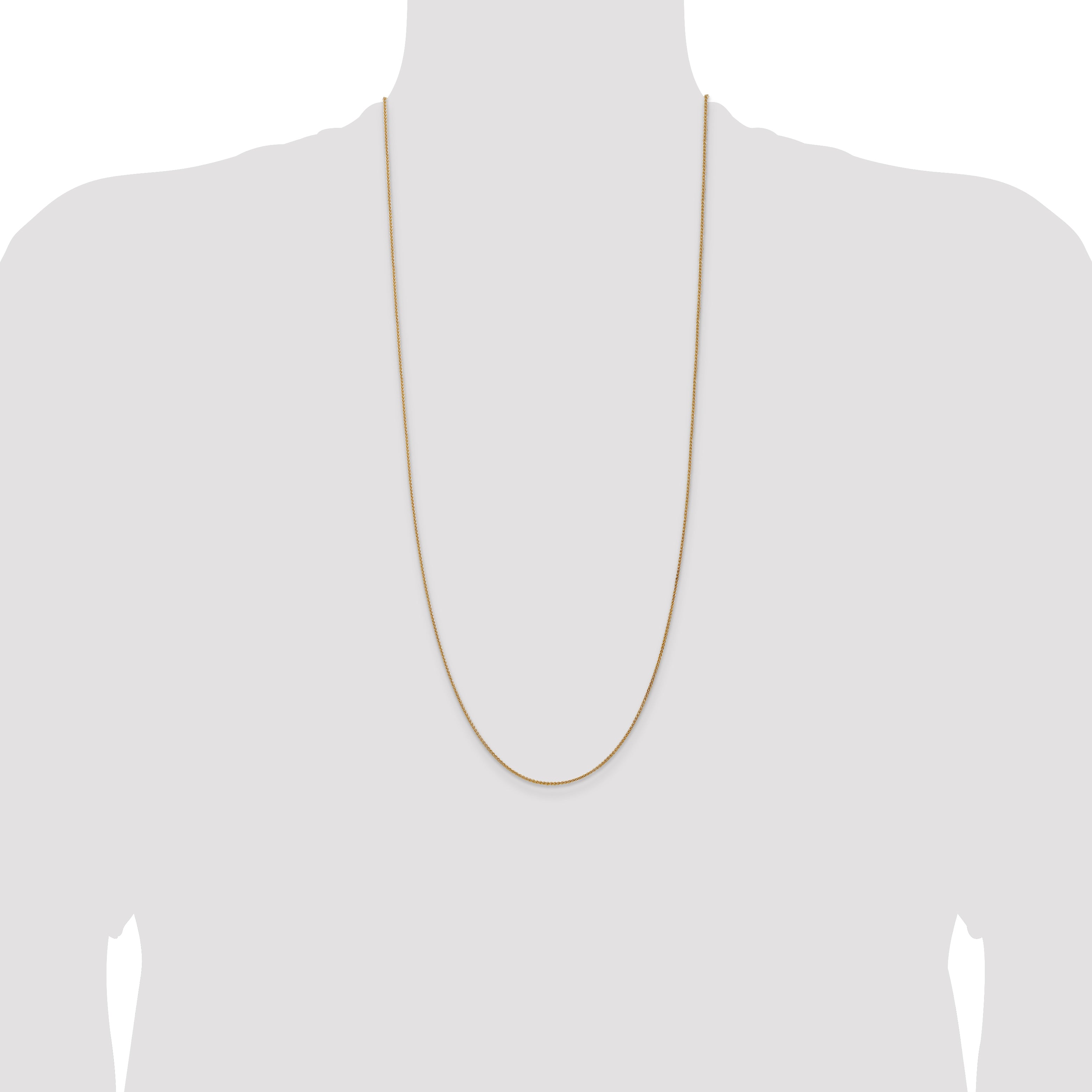 14k 1.25mm Spiga Chain