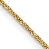 14k 1.2mm Cable Chain