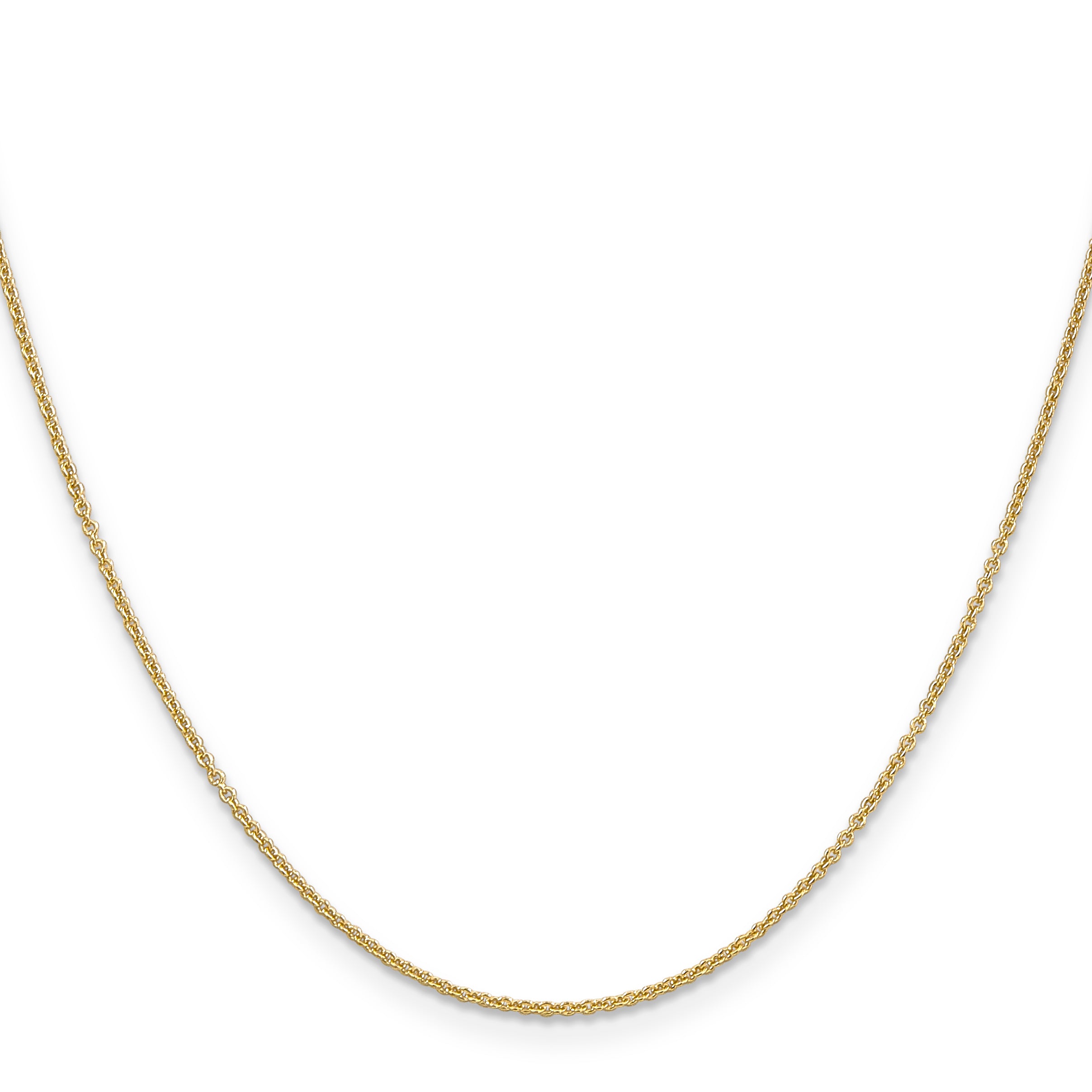 14k 1.2mm Cable Chain