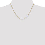 14k 1.4mm Round Open Wide Link Cable Chain