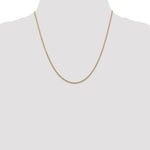 14k 1.6mm Round Open Link Cable Chain
