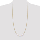 14k 1.6mm Round Open Link Cable Chain