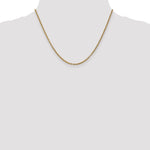 14k 2.4mm Round Open Link Cable Chain