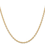 14k 3.2mm Round Open Link Cable Chain