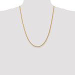 14k 3mm Parisian Wheat Chain