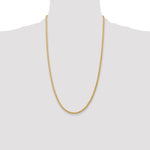 14k 3mm Parisian Wheat Chain