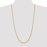 14k 3mm Parisian Wheat Chain