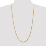 14k 3mm Parisian Wheat Chain