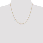 14k 1.2mm D/C Beaded Pendant Chain