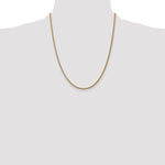 14k 1.05mm Spiga with Spring Ring Clasp Chain