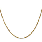 14k 1.05mm Spiga with Spring Ring Clasp Chain