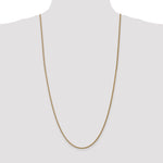 14k 1.05mm Spiga with Spring Ring Clasp Chain