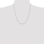 14k White Gold 1mm Parisian Wheat Chain