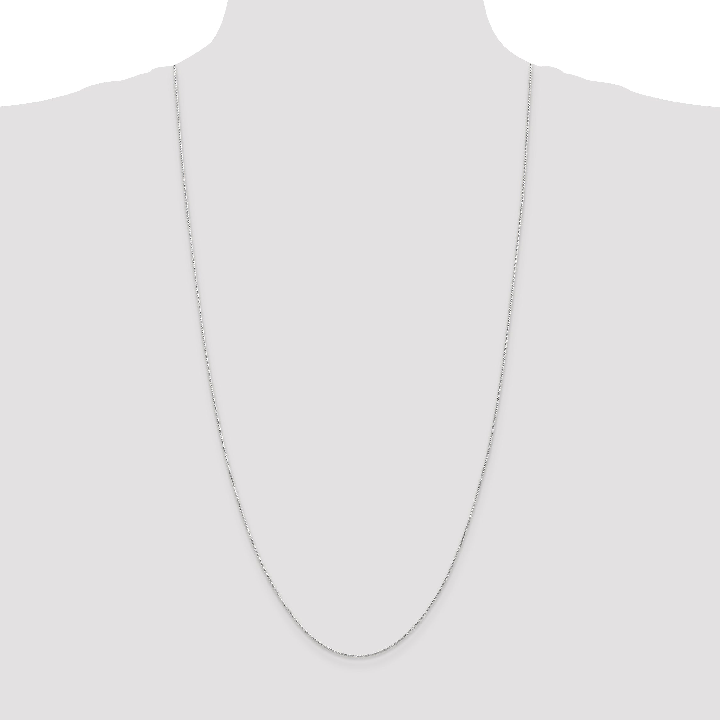 14k White Gold 1mm Parisian Wheat Chain