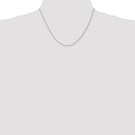 14k White Gold 1.2mm Parisian Wheat Chain