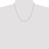 14k White Gold 1.2mm Parisian Wheat Chain
