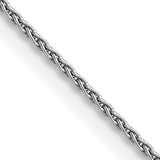 14k White Gold 1.5mm Parisian Wheat Chain