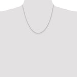 14k White Gold 1.5mm Parisian Wheat Chain