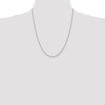 14k White Gold 1.5mm Parisian Wheat Chain