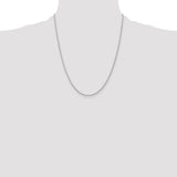 14k White Gold 1.5mm Parisian Wheat Chain